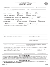 Contribute to yongyug/separation_data_preparation development by creating an account on github. Separation Notice Tn Fill Online Printable Fillable Blank Pdffiller