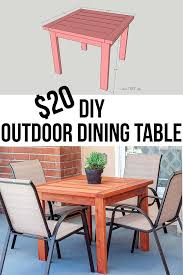 Some links below are affiliate links. How To Make A Simple Diy Outdoor Dining Table For 20 Plans Video Diy Outdoor Table Diy Dining Table Diy Dining