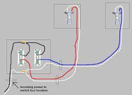 How to wire 2 way light switch, in this video we explain how two way switching works to connect a light fitting which is controlled with two light switches. How Would I Wire Two Lights On Separate Switches With One Power Supply