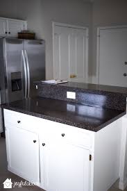 kitchen before photo white cabinets
