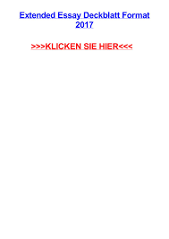 Finden sie kostenlos onlineshop auf gigagünstig! Extended Essay Deckblatt Format 2017 By Williamkjdv Issuu