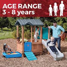 Kids will have hours of pretend play fun with the step2 woodland adventure playhouse & slide , from the real working door to the upper lookout platform. Woodland Adventure Playhouse Slide Kids Climbers Slides Step2
