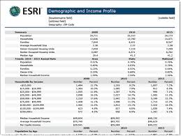 Esri Business Analyst Online 9 3 1 Api Rest Services Summary Reports Service