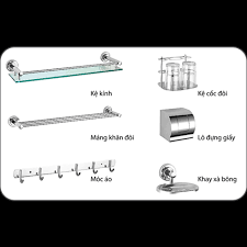 Bộ phụ kiện nhà tắm 6 món MHPK01 - Sieuthimaxhome.com