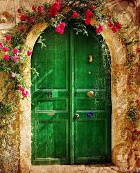 40 Happily Installed Colorful Door Designs Yes The Trend Is Back Bored Art Green Door Unique Doors Cool Doors