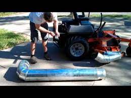 Hillbilly Bling Homemade Leaf Vacuum Attachment Lawn Vacuum Diy Lawn Lawn Mower Repair