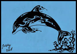 Tribal Dolphin Sea Life Artwork Art Dolphins