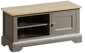 Find over 100+ of the best free tv stand images. Penelope Grey Painted W Oak Top Tv Unit Progressive Furnishings