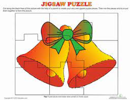 100+ worksheets that are perfect for preschool and kindergarten kids and includes activities like tracing, recognition, dot to dot, missing letters and many more! Christmas Jigsaw Puzzle Worksheet Education Com