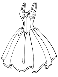 Beautiful dress coloring page it is not education only, but the fun also. Wedding Dress Coloring Page Free Printable Coloring Pages For Kids