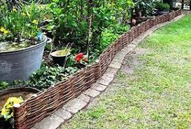 Beeteinfassung System 10x Profil 100x20cm Palisade Rasenkante Weide Weidenzaun Amazon De Garten Garten Garten Pflanzen Beetumrandungen
