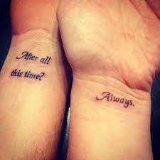 Literary Paraphernalia Literary Couple Tattoos Married Couple Tattoos Couple Tattoos Unique Matching Couple Tattoos