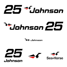 Posée par titi1396, le 29 mai 2018. Kit Stickers Johnson 25 Cv Serie 0 Autocollant Capot Moteur