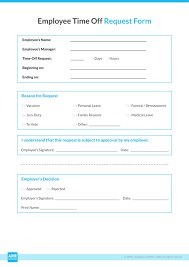 Sample vacation request email example a vacation request email is asking for leave and the reason may be personal, professional or both. The Time Off Request Form 6 Best Practices And A Template