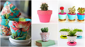 Easy diy gardening tips and ideas for beginners and beyond! 20 Pretty Diy Flower Pot Ideas