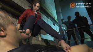Resident Evil Claire Redfield Feet 3d 