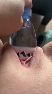 Deep bottle penetration by wet pussies