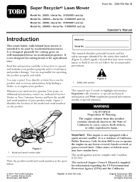 Check spelling or type a new query. Toro Super Recycler 20092 Operator S Manual Pdf Download Manualslib
