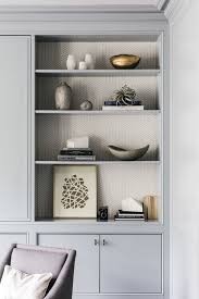 I visited several times, because there were so many details to take in. Gray Geometric Wallpaper Backdrops Lauren Nelson Design Home Decor House Interior Interior