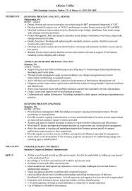business process resume samples