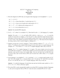 Get facts about the english alphabet, including the origin of the word alphabet and the name of the sentence that uses all its letters. Solved Homework 2 For Foundations Of Computing Ece 537 Docsity