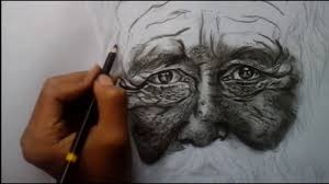 874x833 old man drawing by sn4yke. Easy Way To Draw A Realistic Face Old Man Stap By Stap By Artist A Das Youtube
