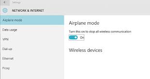 When in airplane mode, you cannot connect to any external network like the internet, wlan, or bluetooth, etc. Desktop Airplane Mode Will Not Turn Off Windows 10 Forums