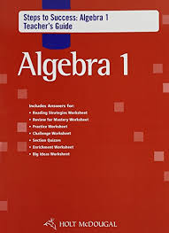 What are the answers to holt mcdougal mathematics work text course 1pg 419? 9780547548630 Holt Mcdougal Algebra 1 Steps To Success Answer Key Abebooks Holt Mcdougal 054754863x