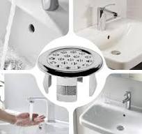 Besreey Tappo per troppopieno per lavandino, coperchio per troppopieno per  lavabo - Copri tappo di scarico con rivestimento per lavabo rotondo - ...