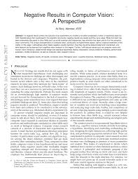 Menu & reservations make reservations. Pdf Negative Results In Computer Vision A Perspective