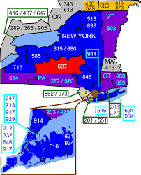 Detailed significance of 607 single digits. Area Code 607 Wikipedia