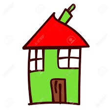 White house coloring pages are a fun way for kids of all ages to develop creativity, focus, motor skills and color recognition. Green Crooked House In The Style Of Childrens Drawing Illustration Stock Photo Picture And Royalty Free Image Image 113298397