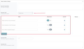 How To Create Lms Learning Management System Quiz Questions When Using Education Themes Qode Help Center