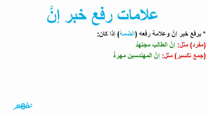 الدرس لأول إن وأخواتها Kholodabdulla