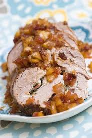 Pin By Irene Turner It Sonoma Style On Food Pork Tenderloin Recipes Apple Pork Tenderloin Stuffed Pork Tenderloin