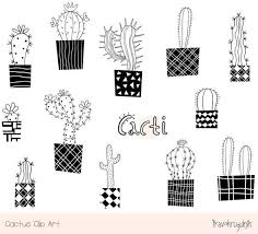 Featuring over 42,000,000 stock photos, vector clip art images, clipart pictures, background graphics and clipart graphic images. Cute Cactus Clipart Set Black And White Cacti Pot Clip Art Etsy