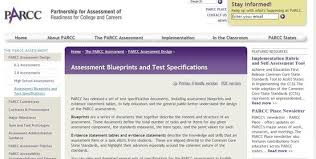 Blueprints Test Specs Parcc Parcc Parcc Prep Online Assessments