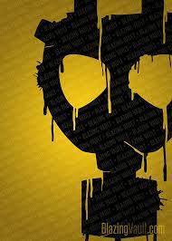 Dripping Grunge Vintage Gas Mask Biohazard Radioactive Cosplay Etsy Gas Mask Art Gas Mask Graffiti Wallpaper