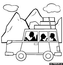 Maybe you would like to learn more about one of these? A Car On Arode Trip Color Page B111 Coloring Pages Perfect