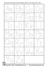 Preview dan link download lembar kerja belajar menulis tegak bersambung dari google drive. Latihan Menulis Abc Pdf