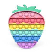 You save $15.63 ( 40 %) color. Push Pop Bubble Pop It Fidget Toy Strawberry Rainbow With Embossed Logo Wizzon