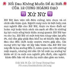 Xử nữ hay còn gọi là cung xử nữ hay chòm sao xử nữ là người sinh cung xử nữ là tận tâm nhất vòng 12 cung hoàng đạo. Ä'ung Khong áº¡ Giáº£i Ma Bi áº©n 12 CungÄ'ung Khong áº¡ Giáº£i Ma Bi áº©n 12 Cung Hoang Ä'áº¡o Rua Virgo Zodiac