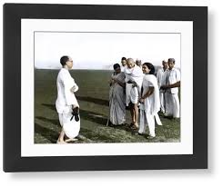Mahatma Gandhi Print, India 1944. Art Prints, Posters & Puzzles from imageBROKER