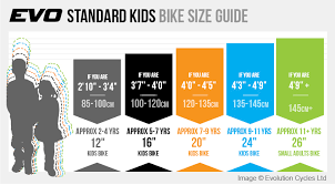 Bike Size Guide Bike Fit Evo Cycles