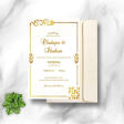 Wedding Card Single Side Print A5 Size With White Envelope