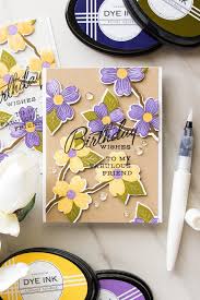 With love card project by emma williams | sizzix.com blog. Papertrey Ink Spring Birthday Card Ideas Video Yana Smakula