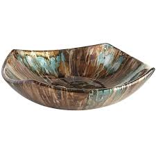 Turquoise Taupe Foiled Decorative Bowl Decorative Bowls Vases Decor Decorative Platter