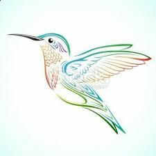 Matching hummingbird tattoo designs can be tried on wrists or foots (by sisters) just like this. Outline In Color Hummingbird Tattoo Hummingbird Tattoo Hummingbird Drawing Cute Tattoos