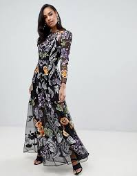 Asos Edition Asos Edition Nouveau Embroidered Maxi Dress Maxi Dress Shop Maxi Dresses Tango Dress