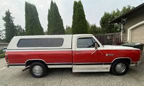 Image result for Graphic Red 1986 Dodge Truck